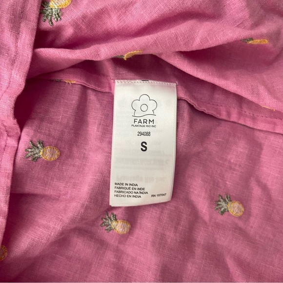 Farm Rio NWT Pink Pineapple Dress - Picture 10 of 13